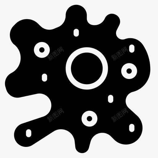 变形虫癌症细胞svg_新图网 https://ixintu.com 变形虫 癌症 细胞 感染 细胞生物学