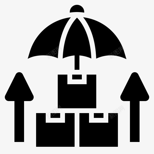 货物保护保险包装svg_新图网 https://ixintu.com 货物 保护 保险 包装 产品 购物 零售 字形
