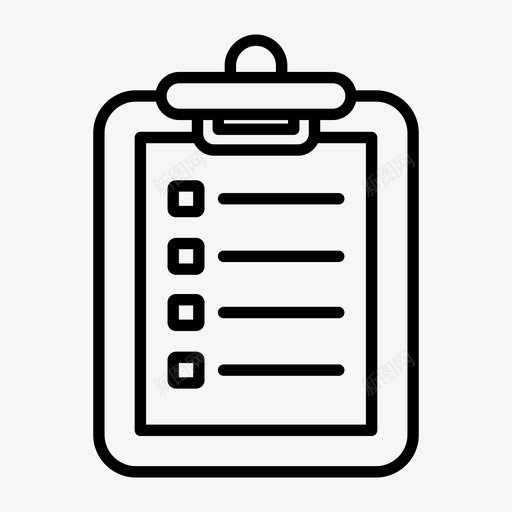 剪贴板文档窗体svg_新图网 https://ixintu.com 剪贴板 文档 窗体 列表 任务