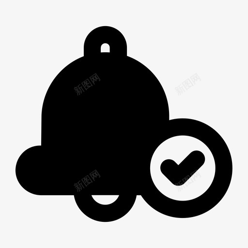 通知铃警报用户界面svg_新图网 https://ixintu.com 通知 警报 用户界面