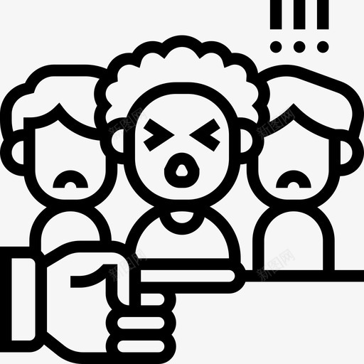 谴责指控混淆svg_新图网 https://ixintu.com 谴责 指控 混淆 指向 查询 生活 事件