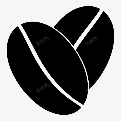 咖啡豆子咖啡豆svg_新图网 https://ixintu.com 咖啡豆 咖啡 豆子 种子