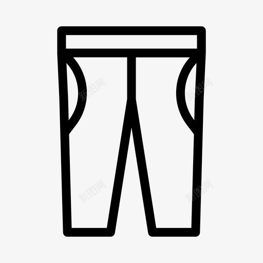 采购产品牛仔裤衣服时装svg_新图网 https://ixintu.com 衣服 时装 采购 产品 牛仔裤 裤子 线条