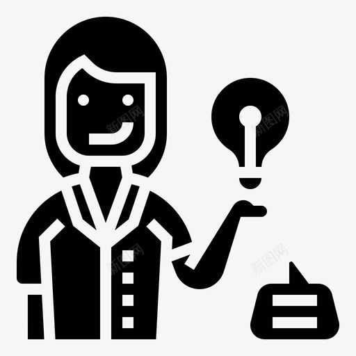 建议助理顾问svg_新图网 https://ixintu.com 建议 助理 顾问 想法 信息 通信 图示