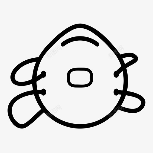 口罩冠状病毒n95svg_新图网 https://ixintu.com 口罩 冠状 病毒 呼吸 外科