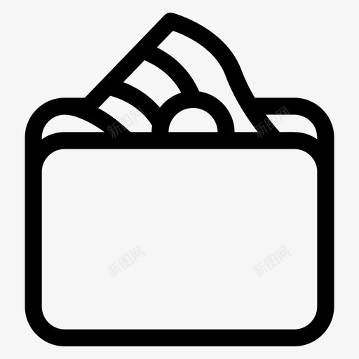 钱包卡金融svg_新图网 https://ixintu.com 货币 钱包 金融 个人 钱包金 包金 融和 大纲