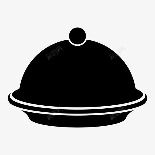 晚餐便当食物盘子svg_新图网 https://ixintu.com 晚餐 便当 食物 盘子 服务 固体