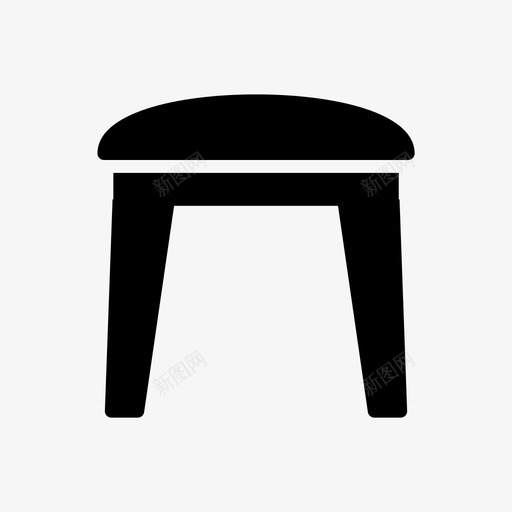 凳子家具室内svg_新图网 https://ixintu.com 家具 凳子 室内 桌子 木头 线条