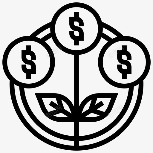 货币增长收益投资svg_新图网 https://ixintu.com 货币 增长 收益 投资 利润 企业发展