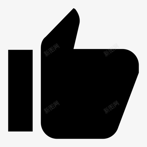 竖起大拇指手势oksvg_新图网 https://ixintu.com 竖起 大拇指 手势 社交 做得好 反应 灵敏 用户界面 实心 图标