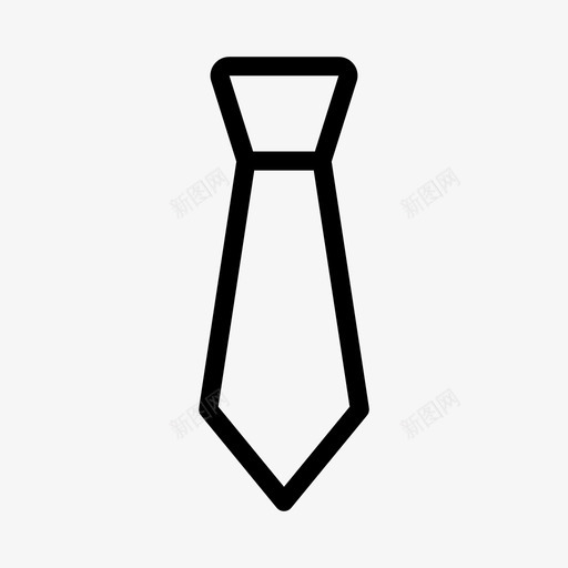 领带教育学校svg_新图网 https://ixintu.com 领带 教育 学校 学生 制服 线条