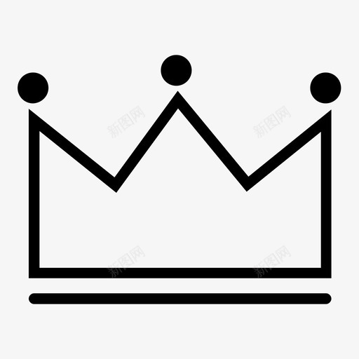 金王冠太子王冠皇冠svg_新图网 https://ixintu.com 王冠 金王冠 太子 皇冠