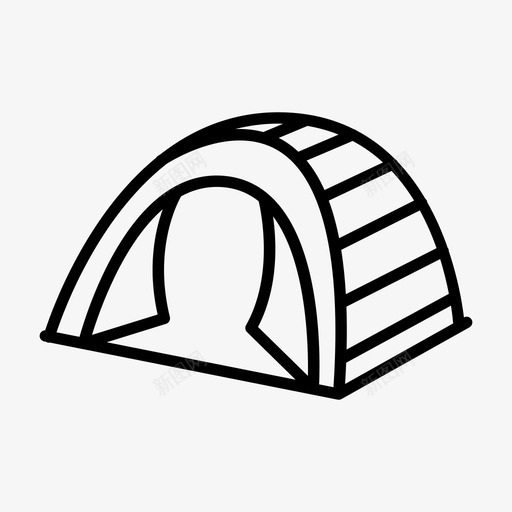 帐篷探险营地svg_新图网 https://ixintu.com 帐篷 探险 营地 天篷 军事