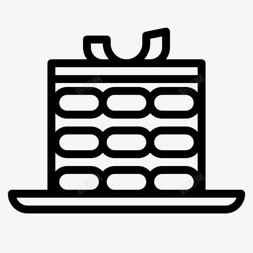 提拉米苏蛋糕甜点svg_新图网 https://ixintu.com 甜点 拉米 苏蛋糕 蛋糕 意大利 固体 食谱