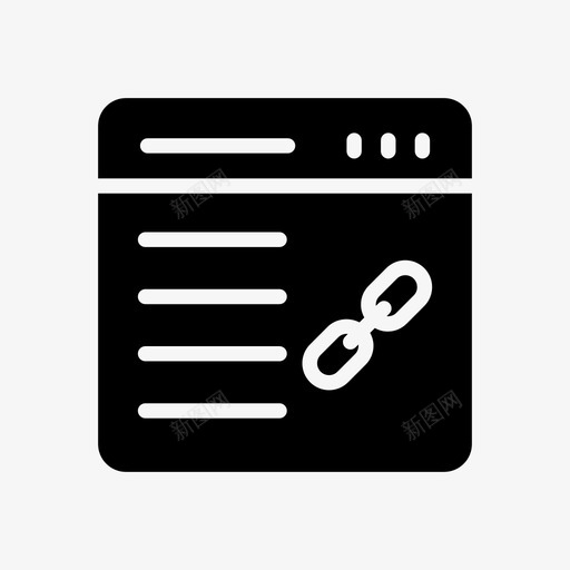 链接浏览器互联网svg_新图网 https://ixintu.com 互联网 搜索引擎 优化 链接 浏览器 网页 线条 符号