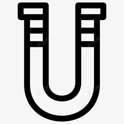 磁铁吸引铁svg_新图网 https://ixintu.com 磁性 磁铁 吸引 金属 教育
