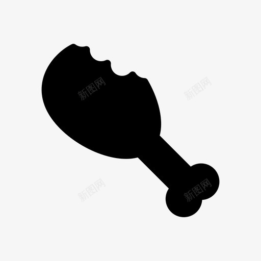 腿片骨头鸡svg_新图网 https://ixintu.com 腿片 废物 骨头 鸡鸡 鸡腿 食物 分类 线条