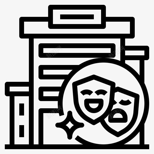戏剧学院表演演员svg_新图网 https://ixintu.com 戏剧 学院 表演 演员 喜剧 企业