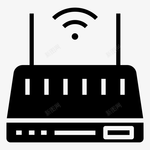 调制解调器电子设备网络svg_新图网 https://ixintu.com 路由器 调制解调器 电子设备 网络 设备 智能家居 填充