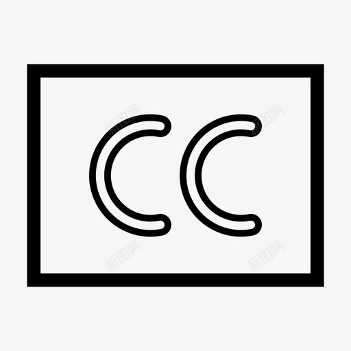字幕闭路字幕多媒体svg_新图网 https://ixintu.com 字幕 闭路 多媒体 视频