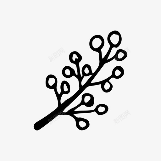 分支植物学花卉svg_新图网 https://ixintu.com 分支 植物学 花卉 自然 植物 手绘