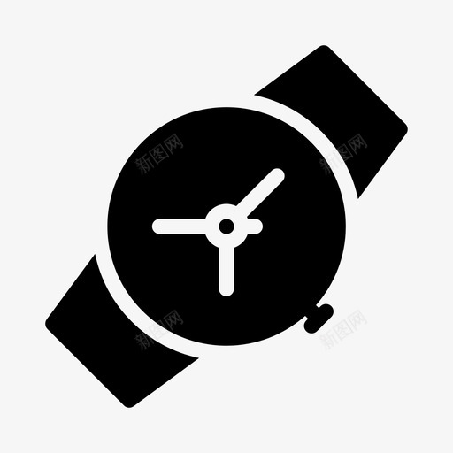 手表钟表时尚svg_新图网 https://ixintu.com 手表 时尚 钟表 时间 线条