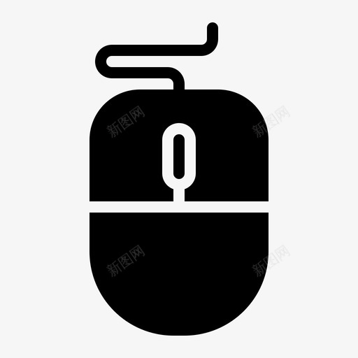 鼠标硬件电子设备图示符svg_新图网 https://ixintu.com 鼠标 硬件 电子设备 图示