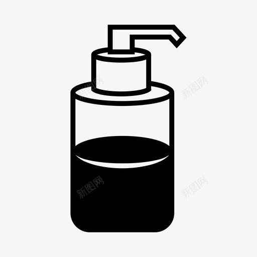 洗手液电晕液体肥皂svg_新图网 https://ixintu.com 洗手 电晕 液体 肥皂