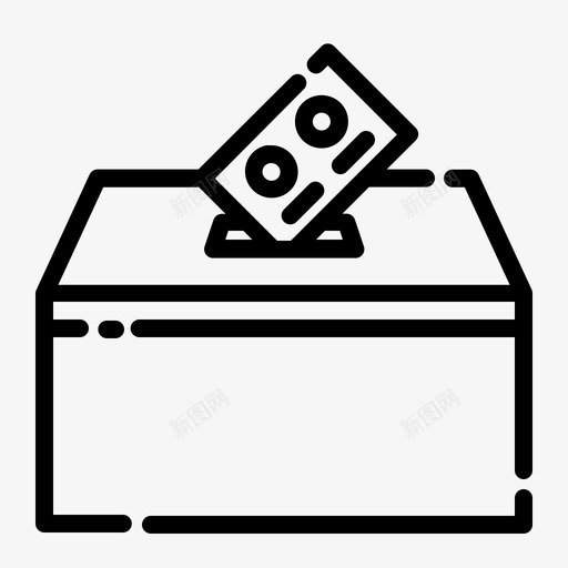 投票美国选举日svg_新图网 https://ixintu.com 选举 投票 美国 领导人 总统 线条 风格