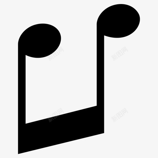 音符旋律乐谱svg_新图网 https://ixintu.com 音符 旋律 乐谱