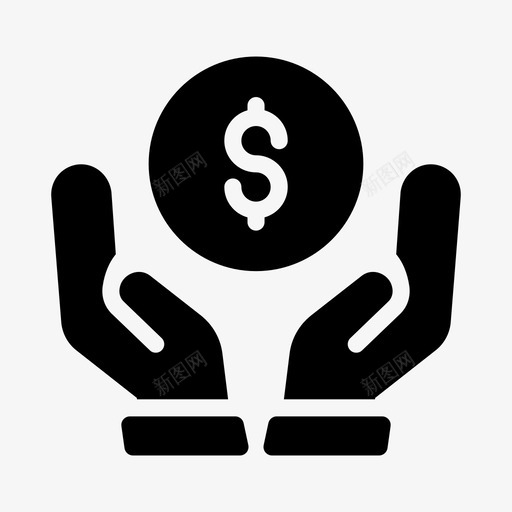 保护照顾美元svg_新图网 https://ixintu.com 保护 照顾 美元 金钱 安全 启动 新的 业务 符号