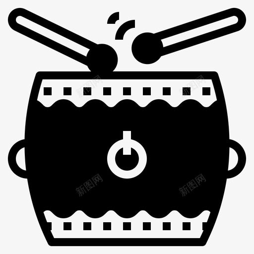 中国鼓庆祝中国文化svg_新图网 https://ixintu.com 中国 庆祝 文化传统 新年