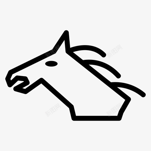 小马动物马svg_新图网 https://ixintu.com 小马 动物 马骑马 骑马 运动 玩具