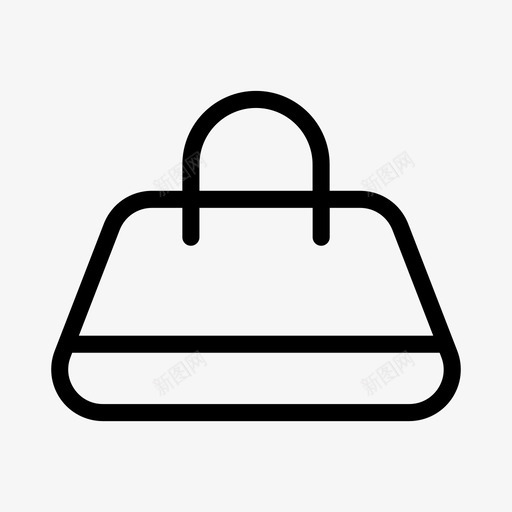采购产品手提包穿衣时装svg_新图网 https://ixintu.com 时装 采购 产品 手提包 穿衣 钱包 风格 线条