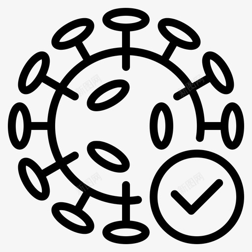冠状病毒疾病医学svg_新图网 https://ixintu.com 病毒 冠状 疾病 医学 康复