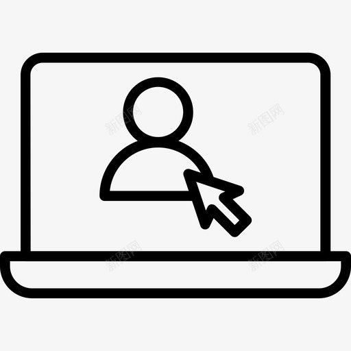 添加好友连接光标svg_新图网 https://ixintu.com 添加 好友 连接 光标 标识 注册 游戏 消息 等待