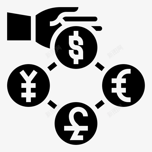 现金流货币兑换svg_新图网 https://ixintu.com 现金流 货币 兑换 贸易 金融