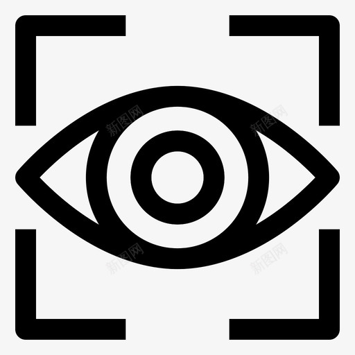 视觉双目浏览svg_新图网 https://ixintu.com 视觉 双目 浏览 业务 发现 机会 敏捷 基本 轮廓 笔划