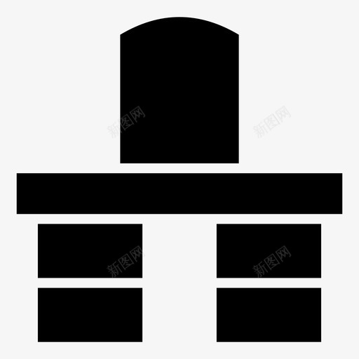 化妆台梳妆台家具svg_新图网 https://ixintu.com 化妆台 梳妆台 家具 室内