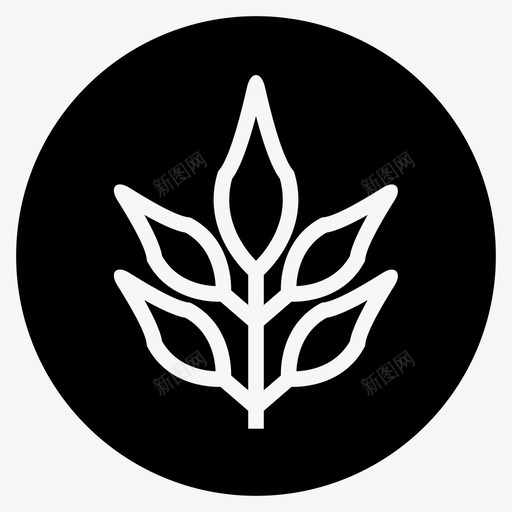 叶子植物茶叶svg_新图网 https://ixintu.com 叶子 植物 茶叶