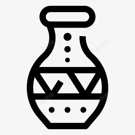 陶器陶瓷装饰svg_新图网 https://ixintu.com 陶器 陶瓷 装饰 手工艺品 花瓶 艺术 设计 基础