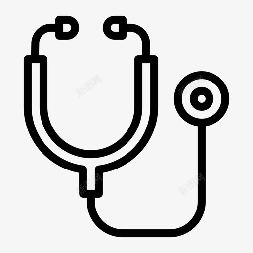 听诊器医生内科医生svg_新图网 https://ixintu.com 医生 听诊器 内科 医学 大纲