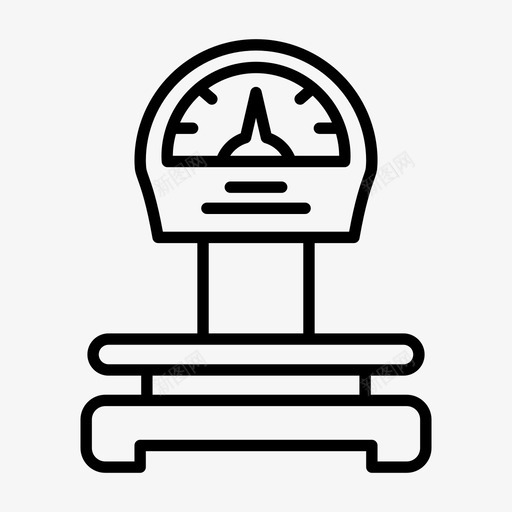 重量秤千克测量svg_新图网 https://ixintu.com 重量 千克 测量