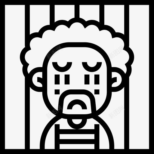 监禁逮捕罪犯svg_新图网 https://ixintu.com 监禁 逮捕 罪犯 拘留 黑人 生命 事件