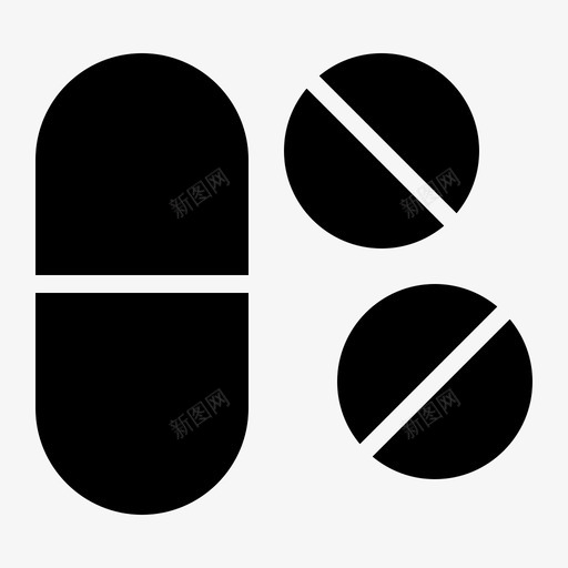 药丸片svg_新图网 https://ixintu.com 药丸 医学 铭文
