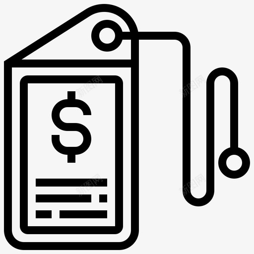 价签标签付款svg_新图网 https://ixintu.com 价签 标签 付款 产品 购物 零售