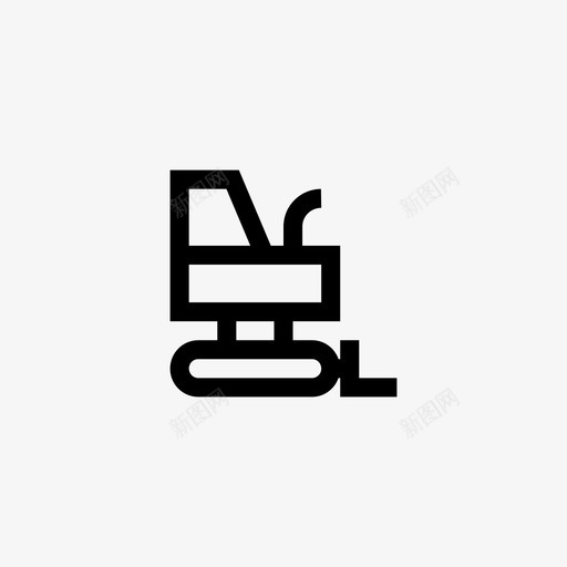 挖掘机建筑卡车svg_新图网 https://ixintu.com 建筑 挖掘机 卡车 车辆 线条