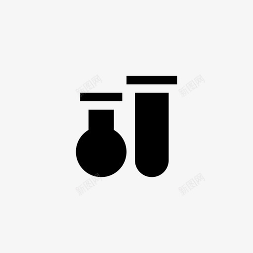 烧杯实验烧瓶svg_新图网 https://ixintu.com 烧杯 实验 烧瓶 实验室 试管 科技 像素 线条
