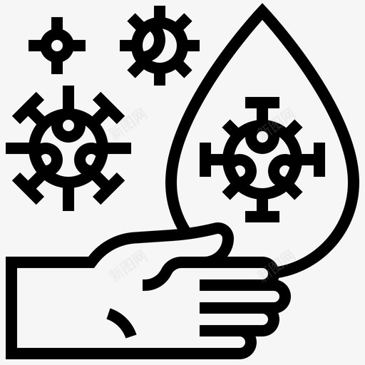 流行病细菌冠状病毒svg_新图网 https://ixintu.com 冠状 病毒 流行病 细菌 洗手