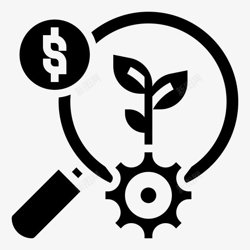 效益分析投资管理svg_新图网 https://ixintu.com 分析 投资管理 效益 看图识字 规划 识字 财务 雕文